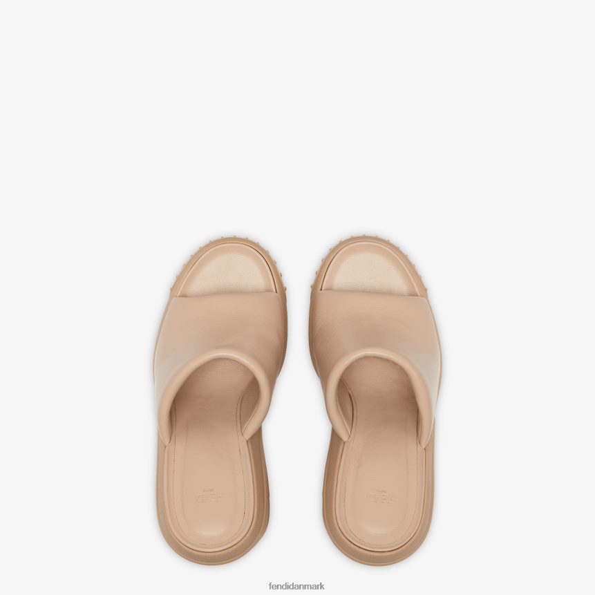 nappa læder dias Kvinder Fendi fodtøj beige A44V2D1328