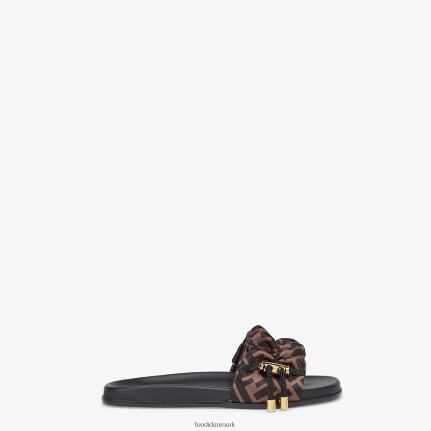 satin dias Kvinder Fendi fodtøj Brun A44V2D1270