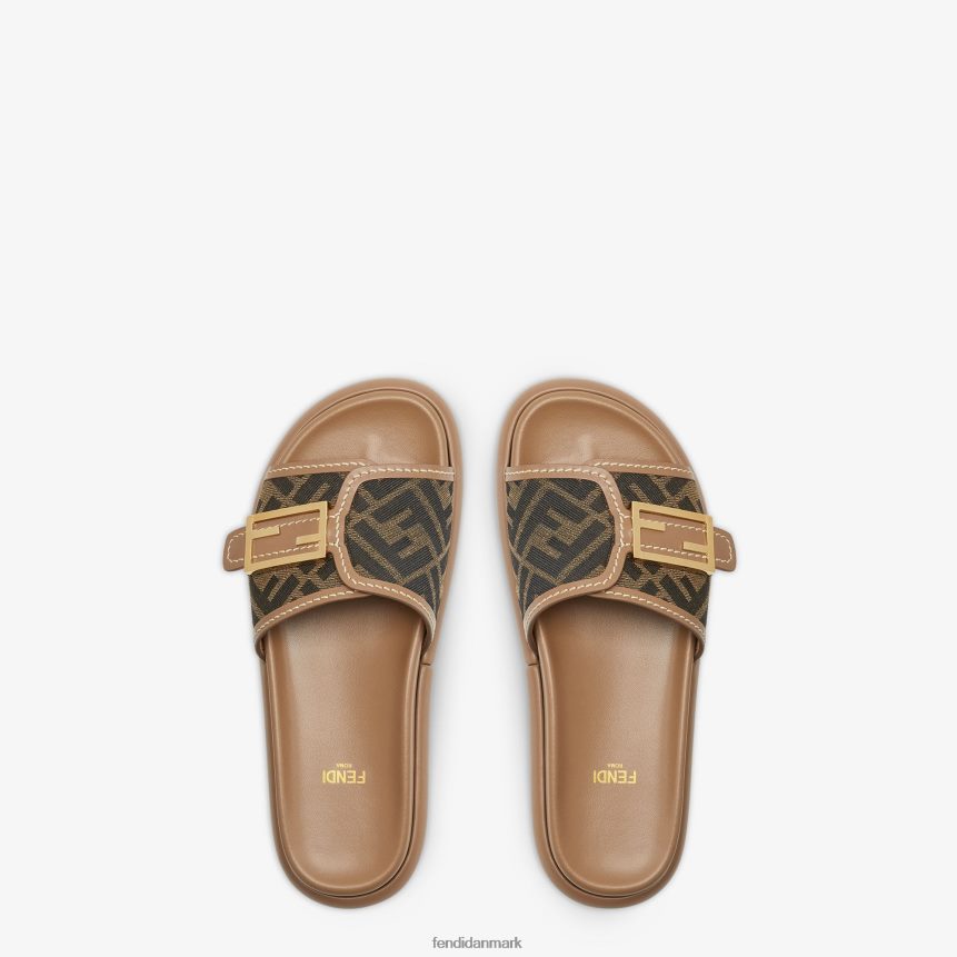 stofglas Kvinder Fendi fodtøj Brun A44V2D1304