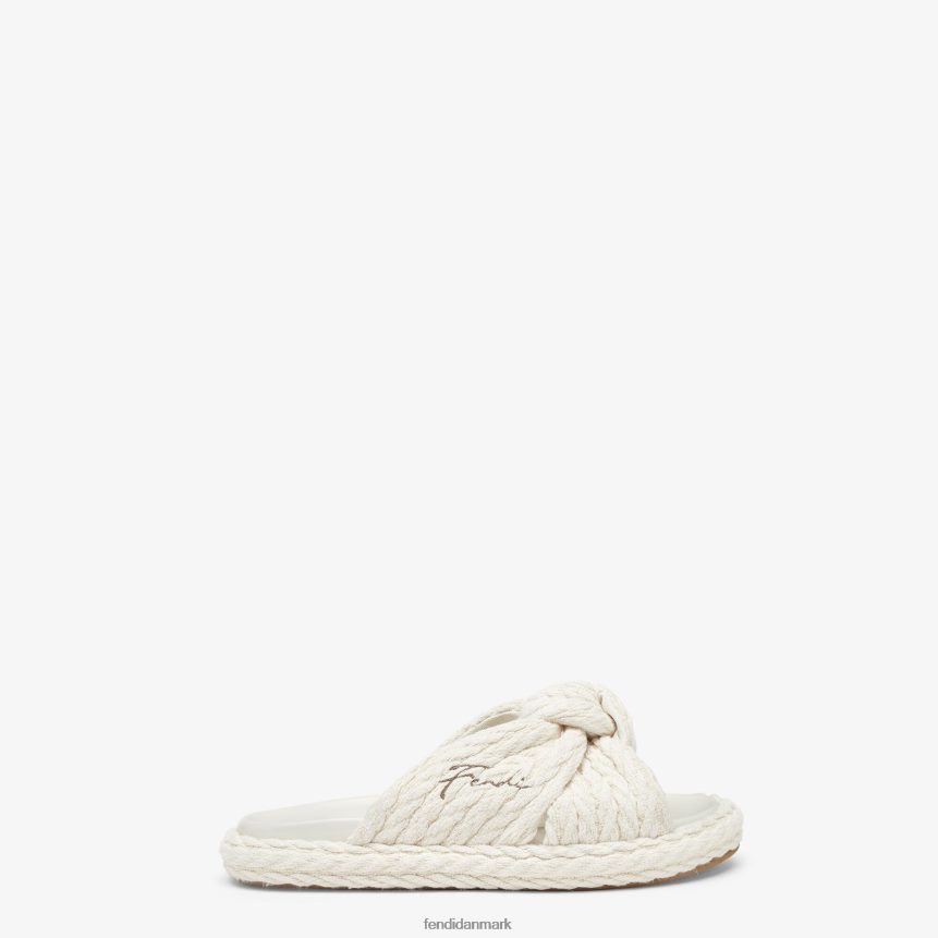 stofglas Kvinder Fendi fodtøj beige A44V2D1311