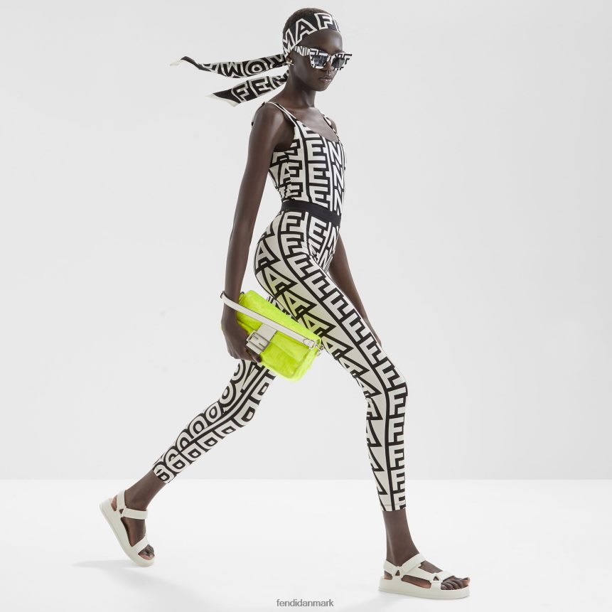 gummi sandaler Kvinder Fendi fodtøj hvid A44V2D1396