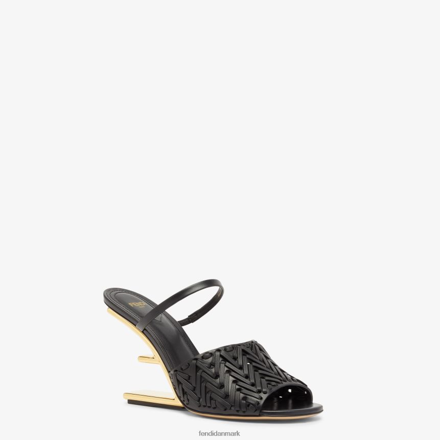 højhælede læder sandaler Kvinder Fendi fodtøj beige A44V2D1276