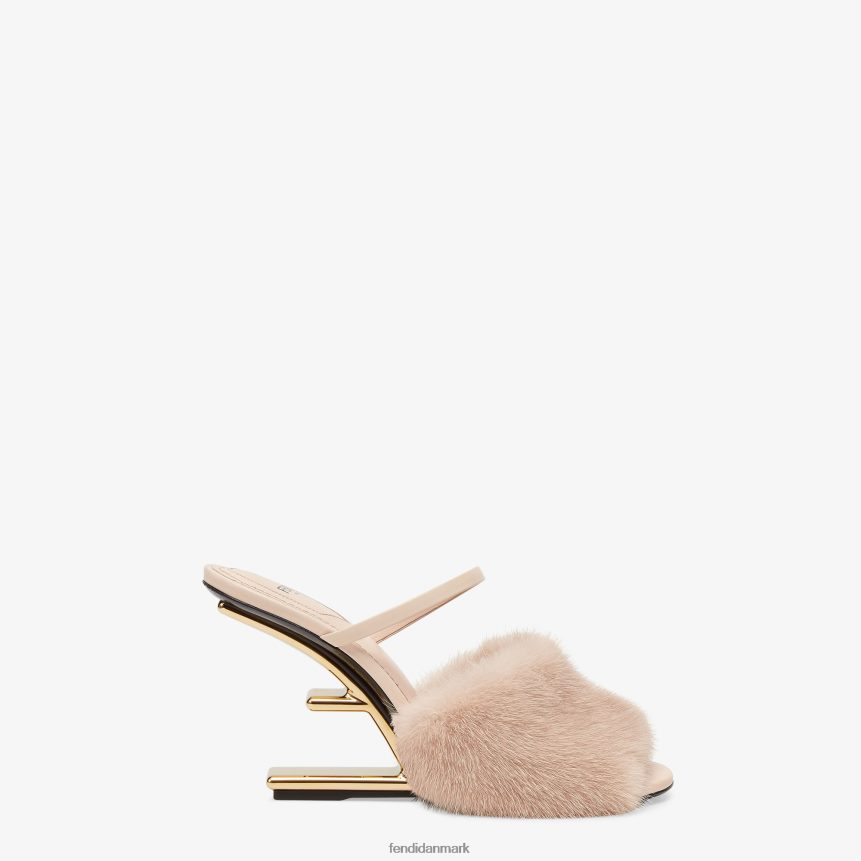 mink højhælede sandaler Kvinder Fendi fodtøj lyserød A44V2D1374