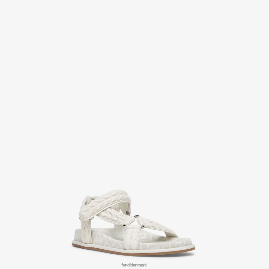 stof sandaler Kvinder Fendi fodtøj beige A44V2D1297