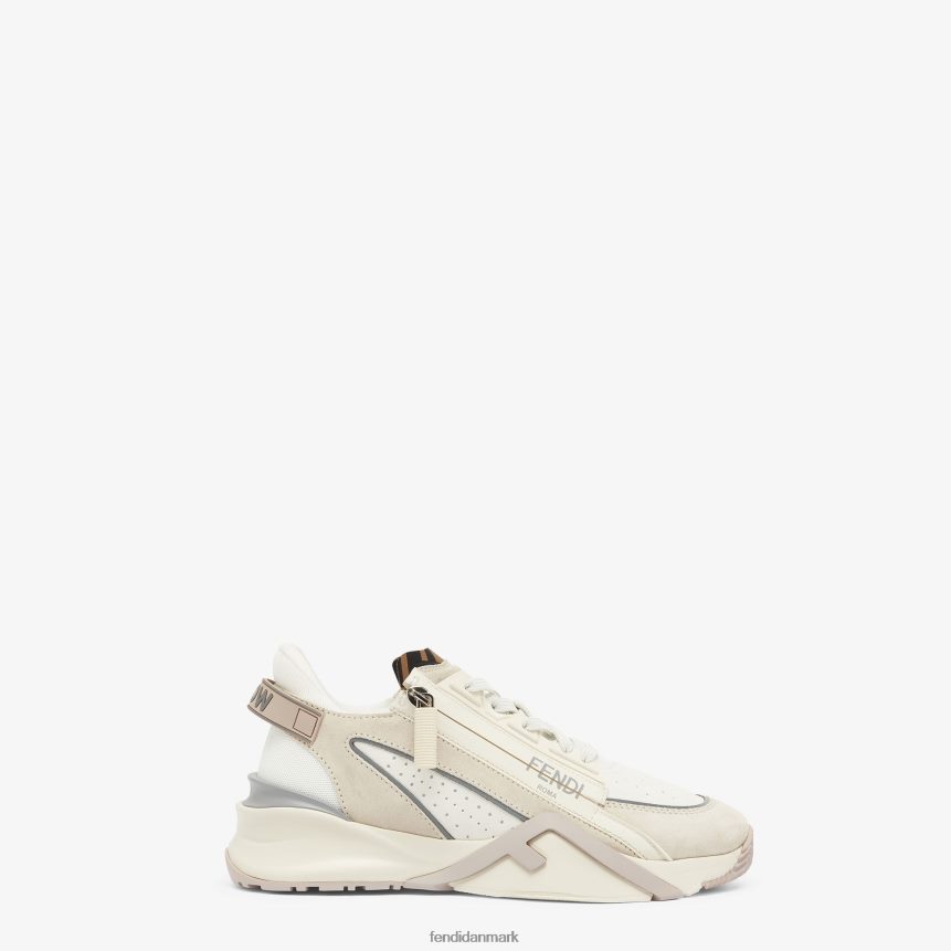 ruskind lave toppe Kvinder Fendi fodtøj hvid A44V2D1287