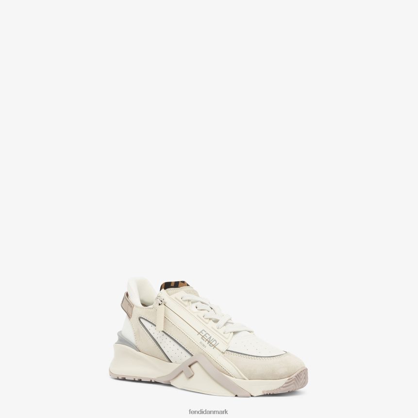 ruskind lave toppe Kvinder Fendi fodtøj hvid A44V2D1287