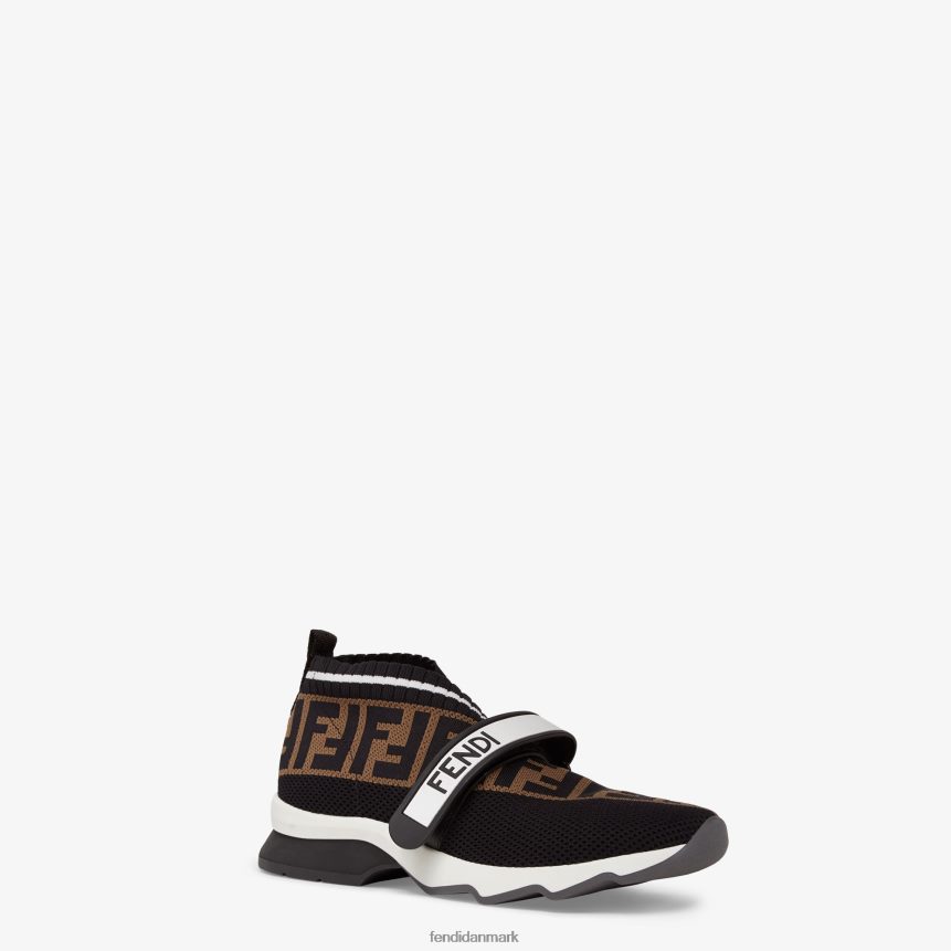 stof sneakers Kvinder Fendi fodtøj sort A44V2D1334