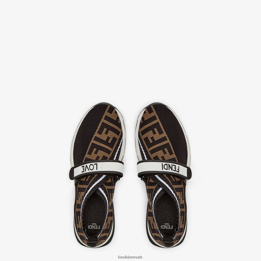stof sneakers Kvinder Fendi fodtøj sort A44V2D1334