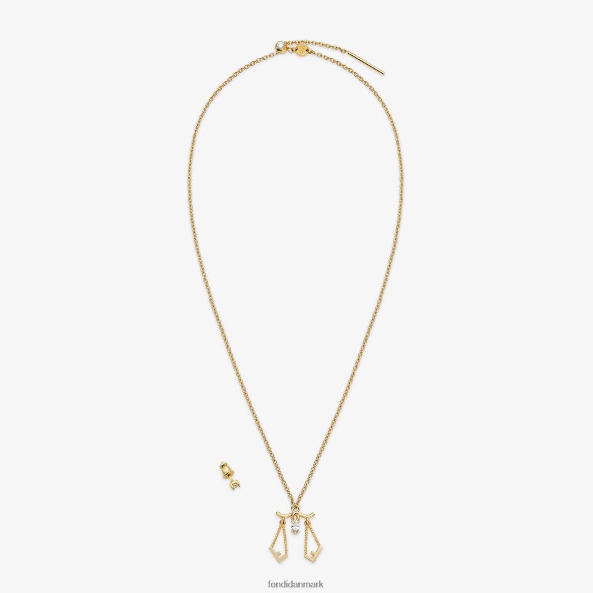 Libra sæt Kvinder Fendi smykker guld A44V2D1639