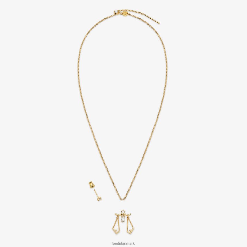 Libra sæt Kvinder Fendi smykker guld A44V2D1639