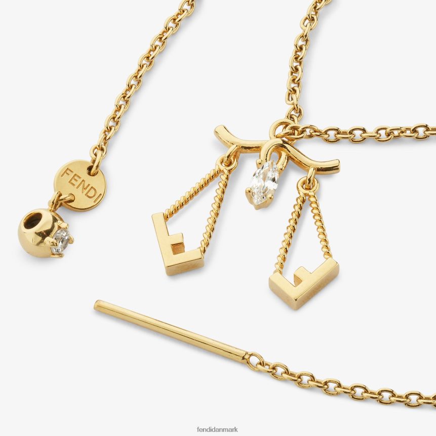 Libra sæt Kvinder Fendi smykker guld A44V2D1639