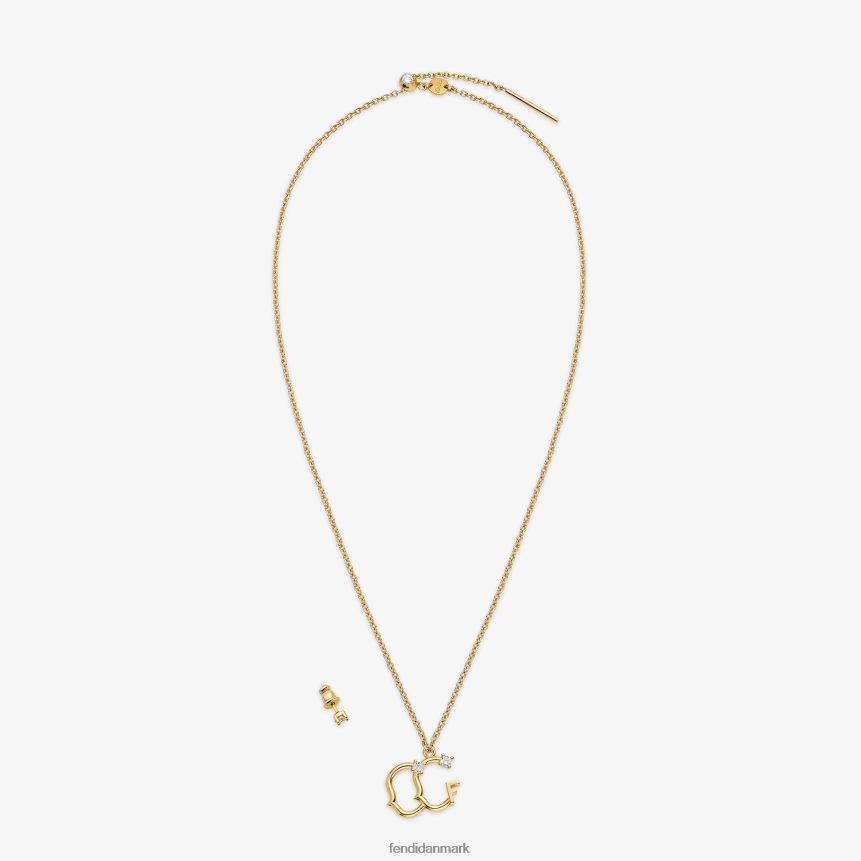 gemini sæt Kvinder Fendi smykker guld A44V2D1635