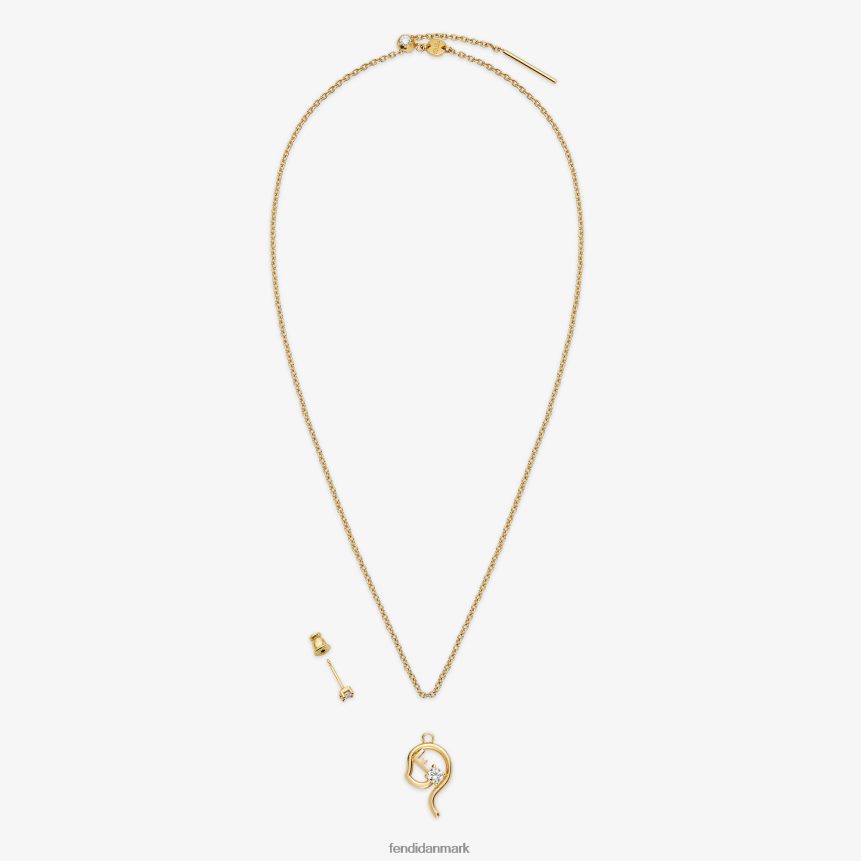 jomfru sæt Kvinder Fendi smykker guld A44V2D1638