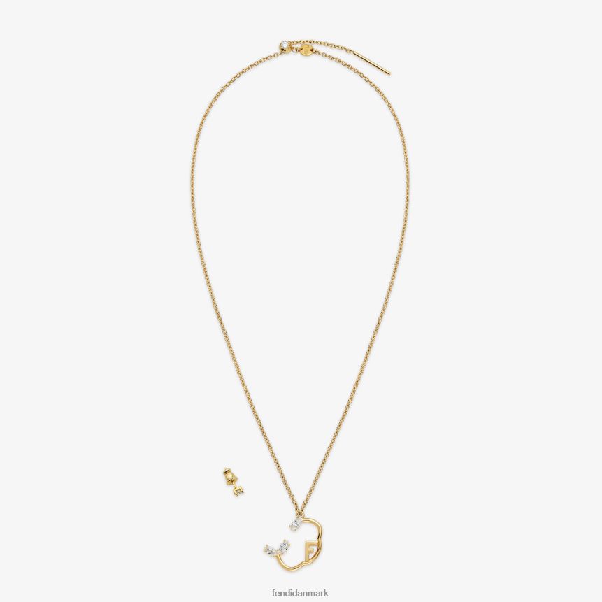 kræft sæt Kvinder Fendi smykker guld A44V2D1636