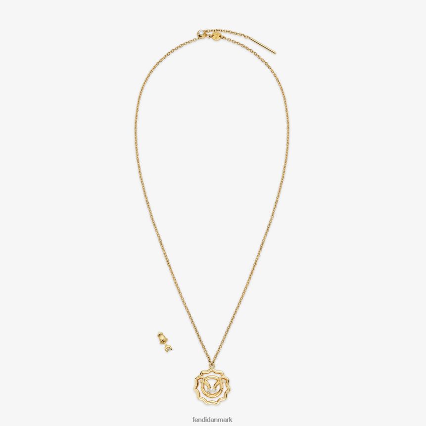leo sæt Kvinder Fendi smykker guld A44V2D1637