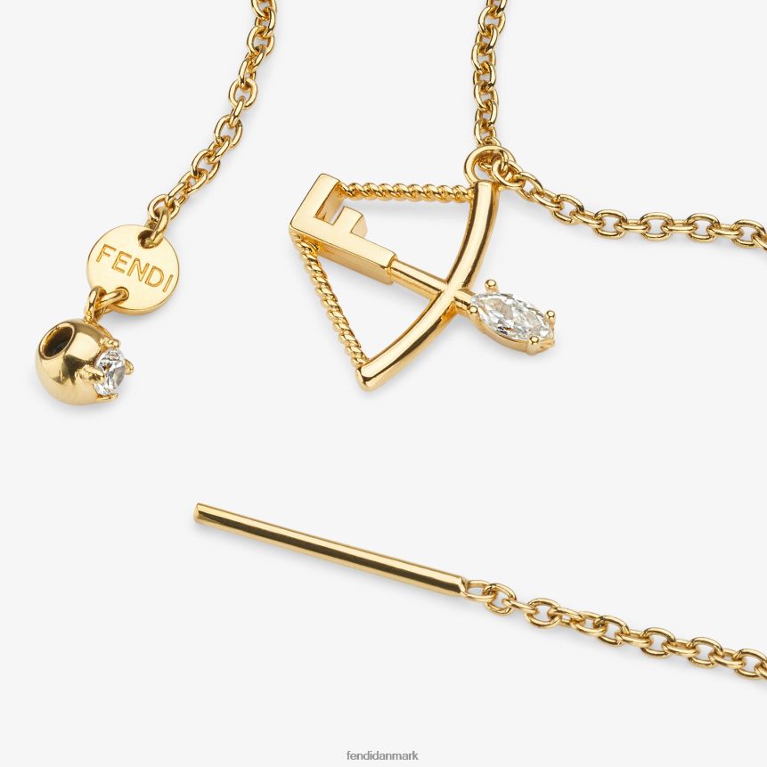 skytte sæt Kvinder Fendi smykker guld A44V2D1640