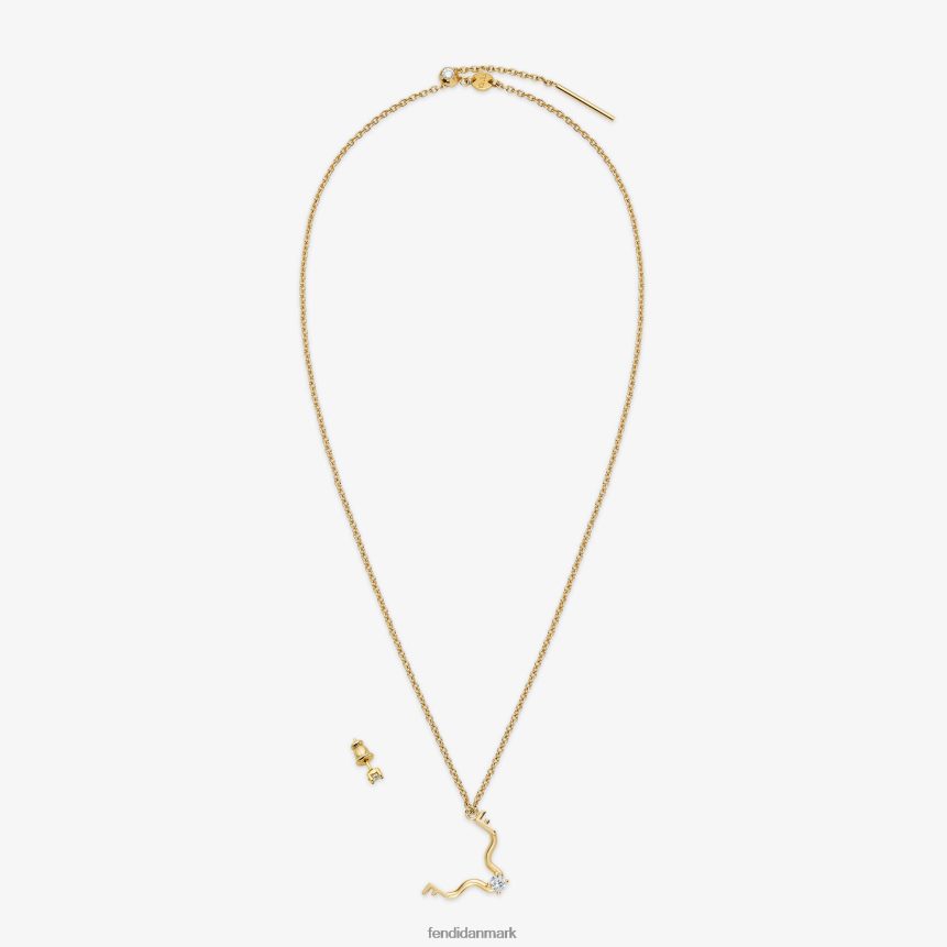 taurus sæt Kvinder Fendi smykker guld A44V2D1634