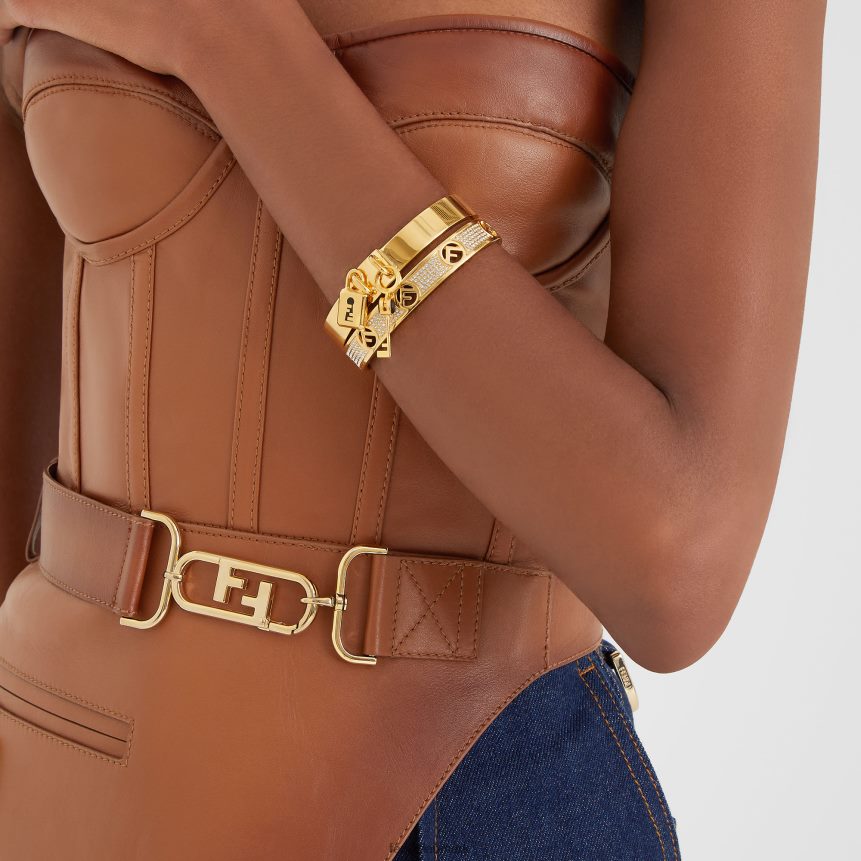 armbånd Kvinder Fendi smykker guld A44V2D1724