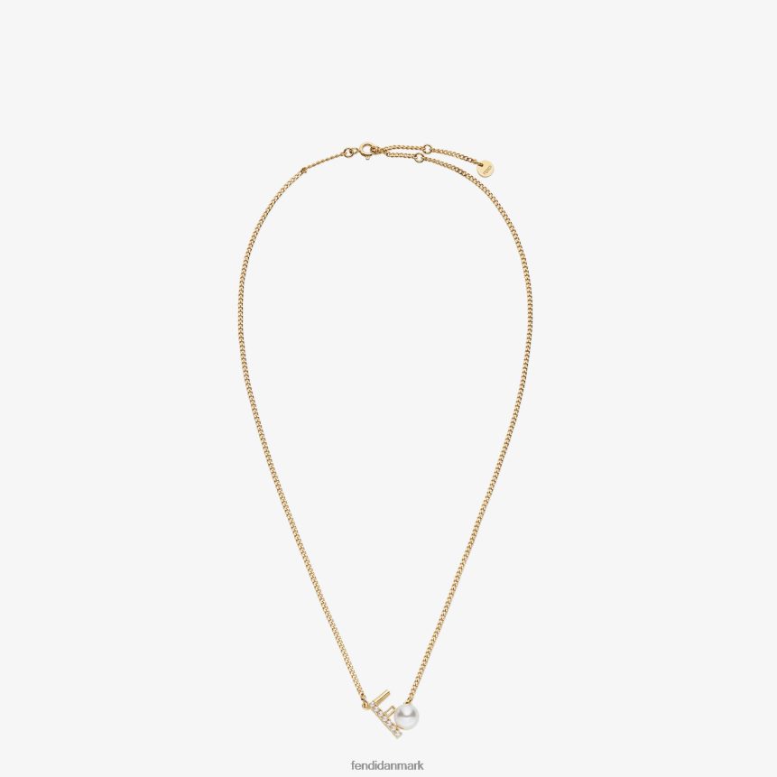 første halskæde Kvinder Fendi smykker guld A44V2D1713