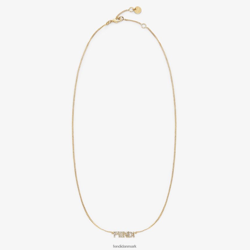 signatur halskæde Kvinder Fendi smykker guld A44V2D1774