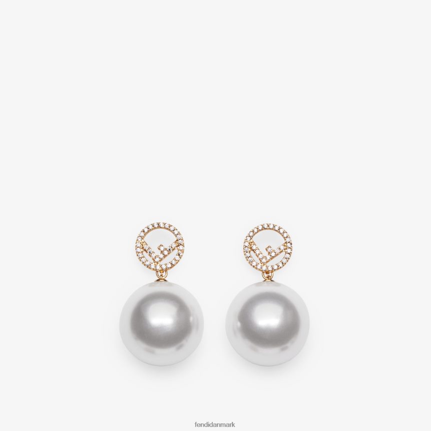 f er øreringe Kvinder Fendi smykker guld A44V2D1754