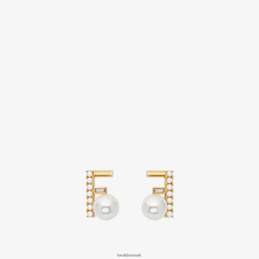 første øreringe Kvinder Fendi smykker guld A44V2D1714
