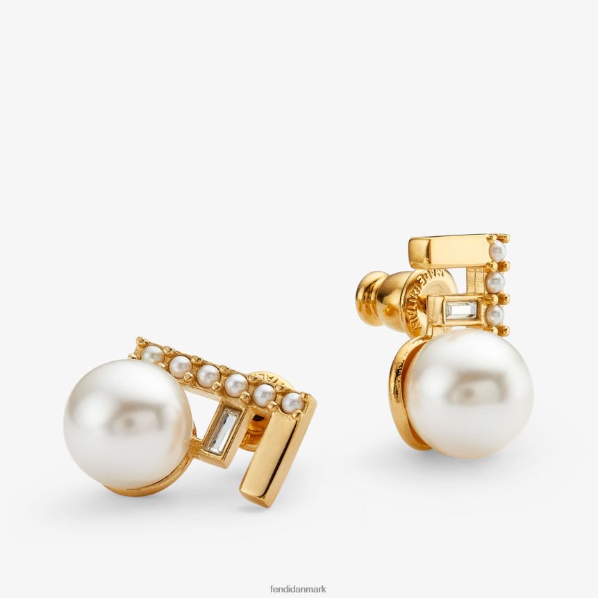 første øreringe Kvinder Fendi smykker guld A44V2D1714