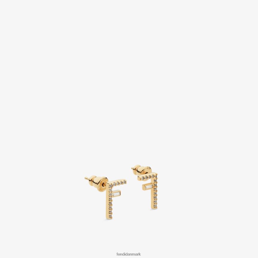 første øreringe Kvinder Fendi smykker guld A44V2D1719
