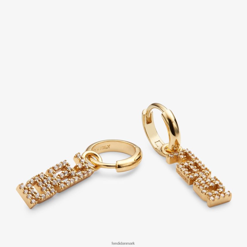 signatur øreringe Kvinder Fendi smykker guld A44V2D1624