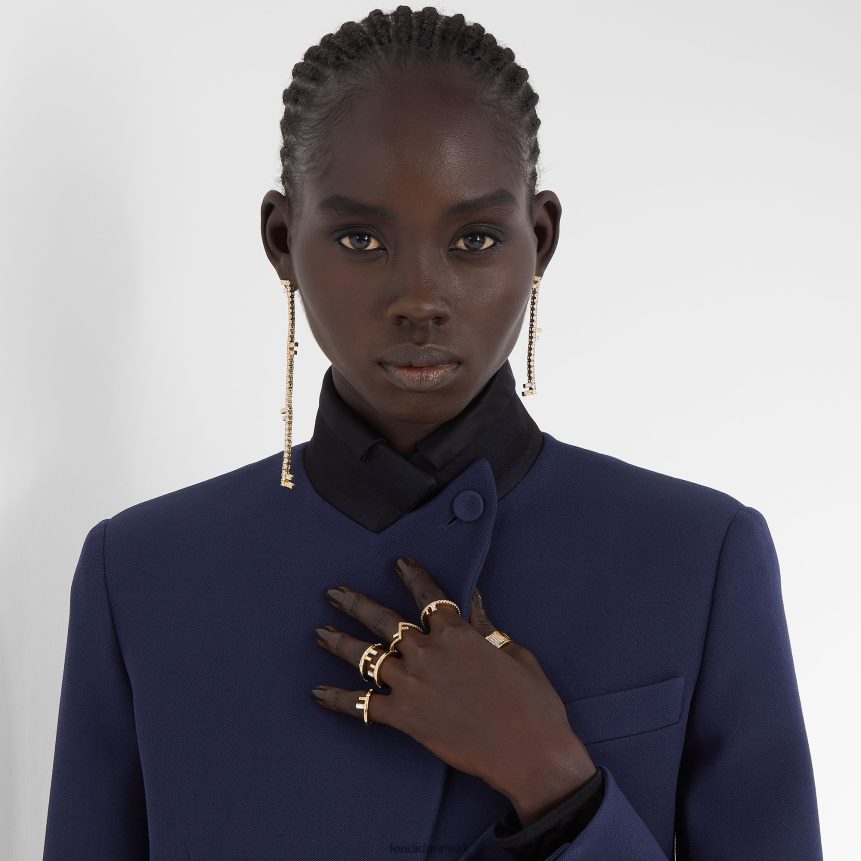 første ring Kvinder Fendi smykker guld A44V2D1720