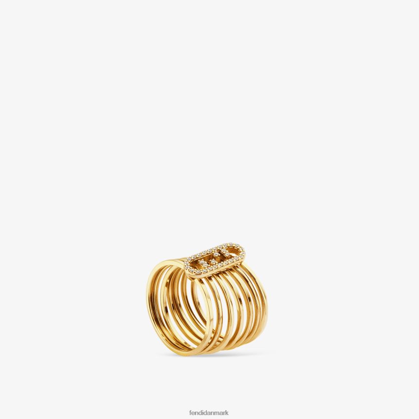 o'lock ring Kvinder Fendi smykker guld A44V2D1675