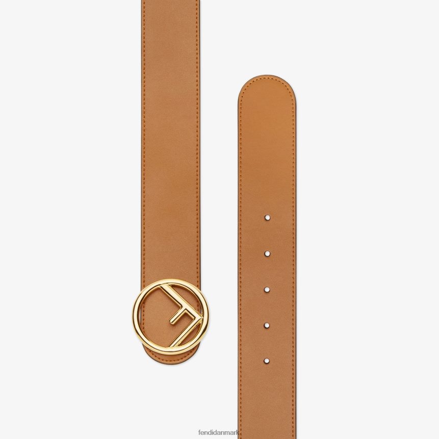 multilæder vendbart bælte Kvinder Fendi tilbehør Brun A44V2D413