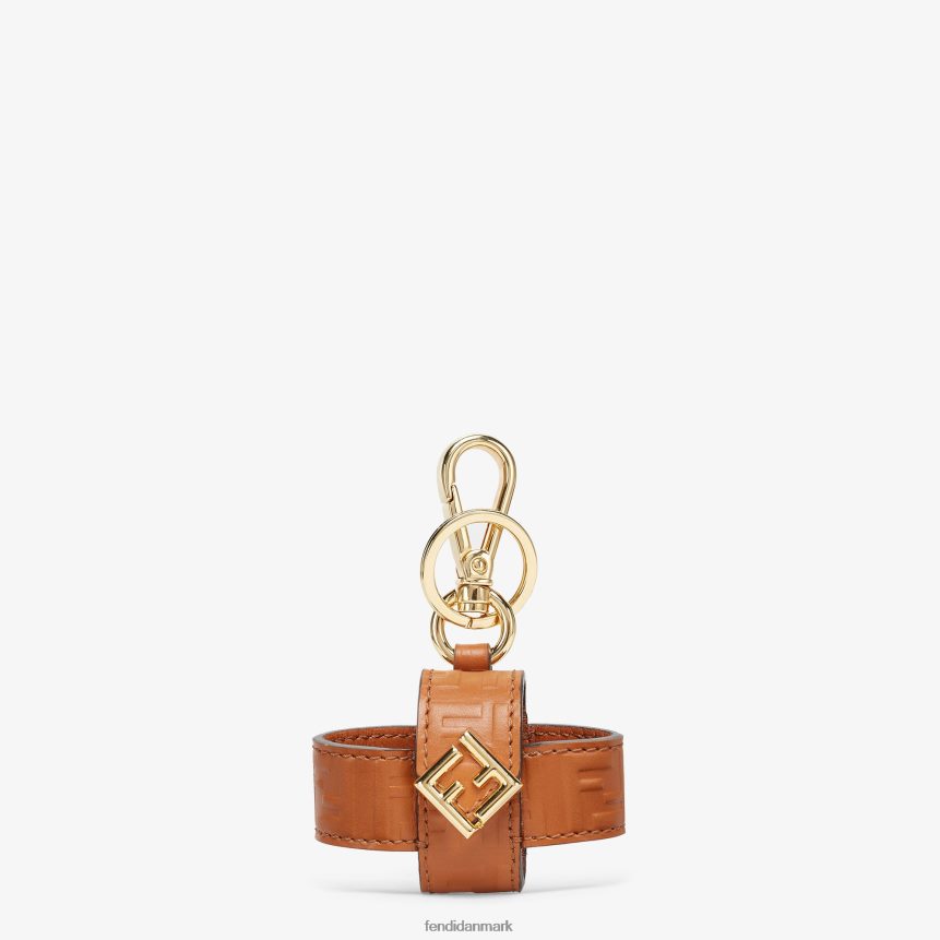 ff diamonds airpods pro læder charme Kvinder Fendi tilbehør Brun A44V2D75