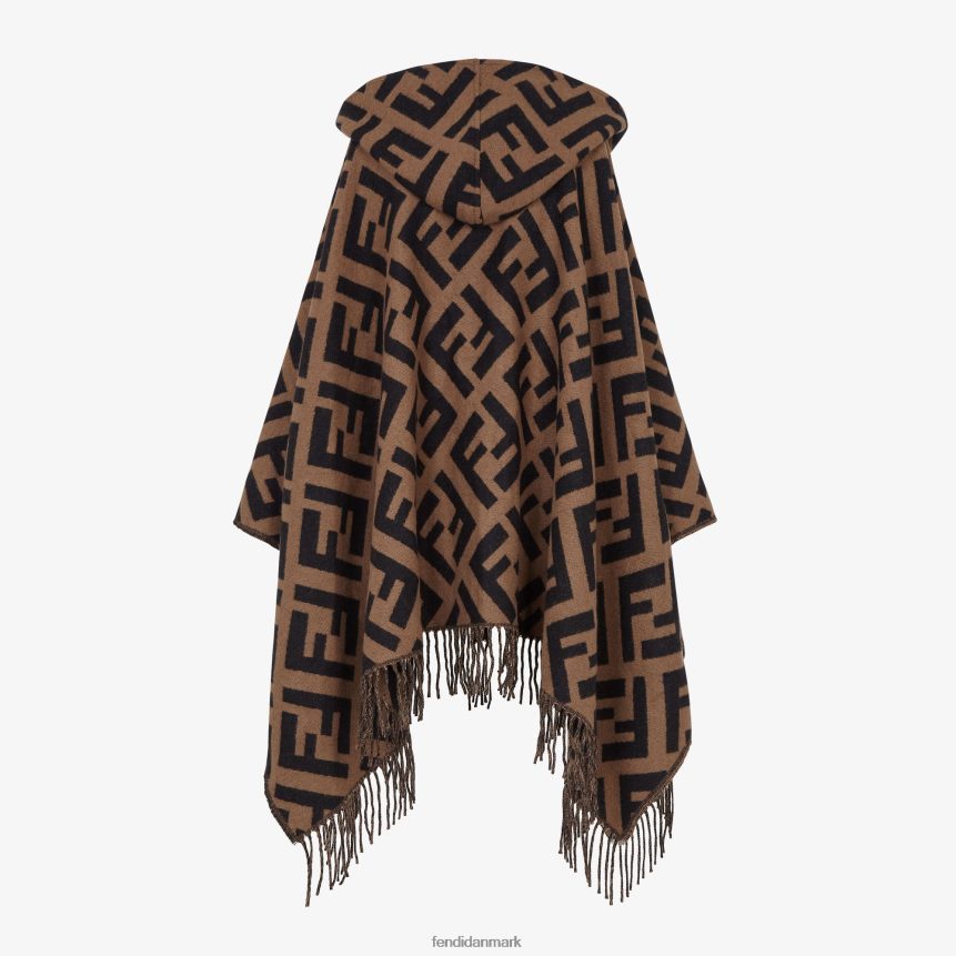 kashmir poncho Kvinder Fendi tilbehør Brun A44V2D245