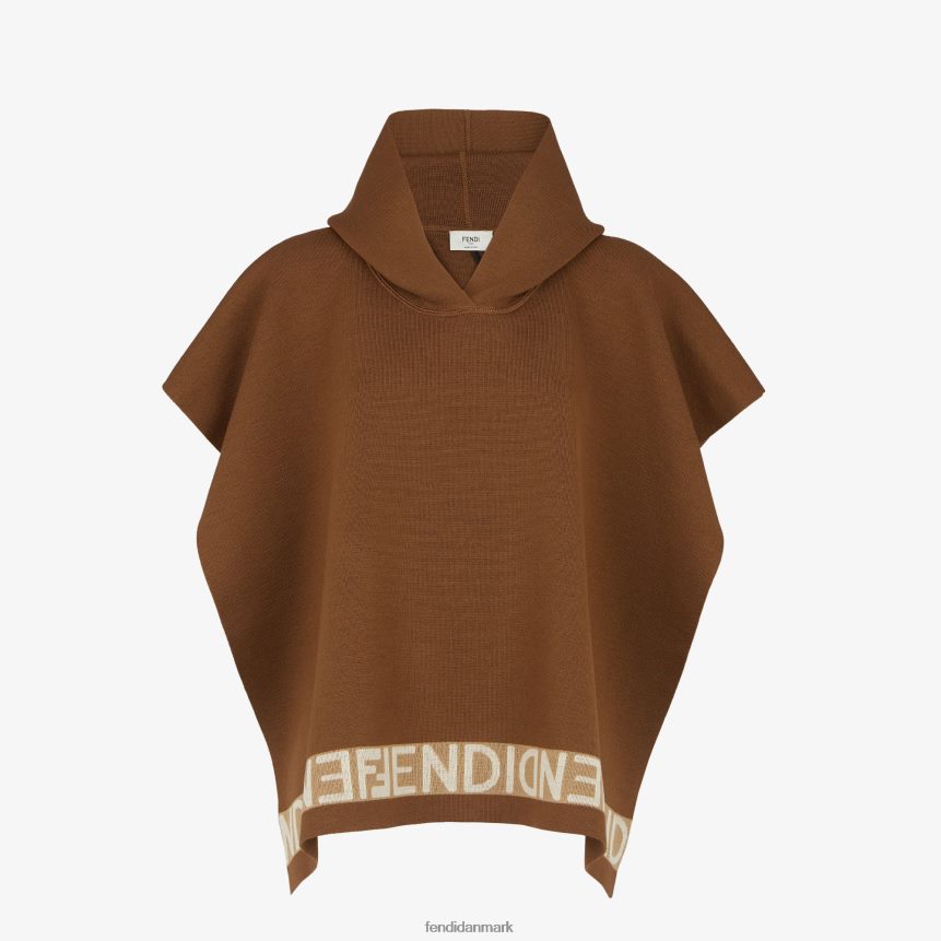 uld poncho Kvinder Fendi tilbehør beige A44V2D51