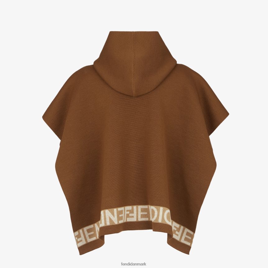 uld poncho Kvinder Fendi tilbehør beige A44V2D51