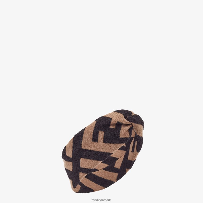 multiulds- og viskosebånd Kvinder Fendi tilbehør Brun A44V2D284