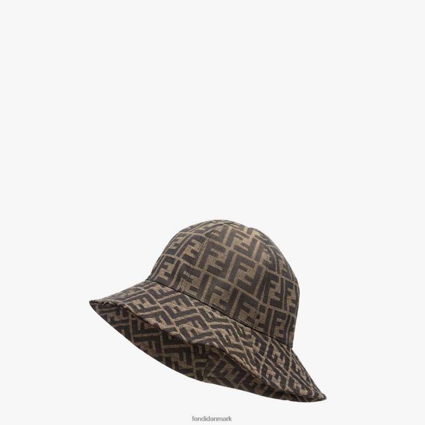 canvas cloche hat Kvinder Fendi tilbehør Brun A44V2D340