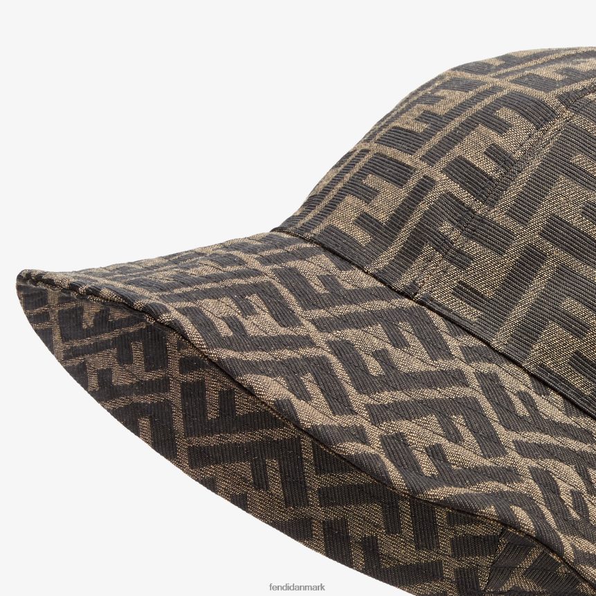 canvas cloche hat Kvinder Fendi tilbehør Brun A44V2D340