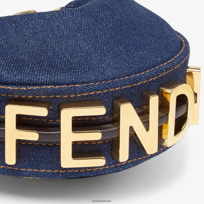 denim charme Kvinder Fendi tilbehør blå A44V2D303