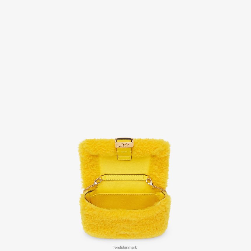 fåreskinds charme Kvinder Fendi tilbehør gul A44V2D390