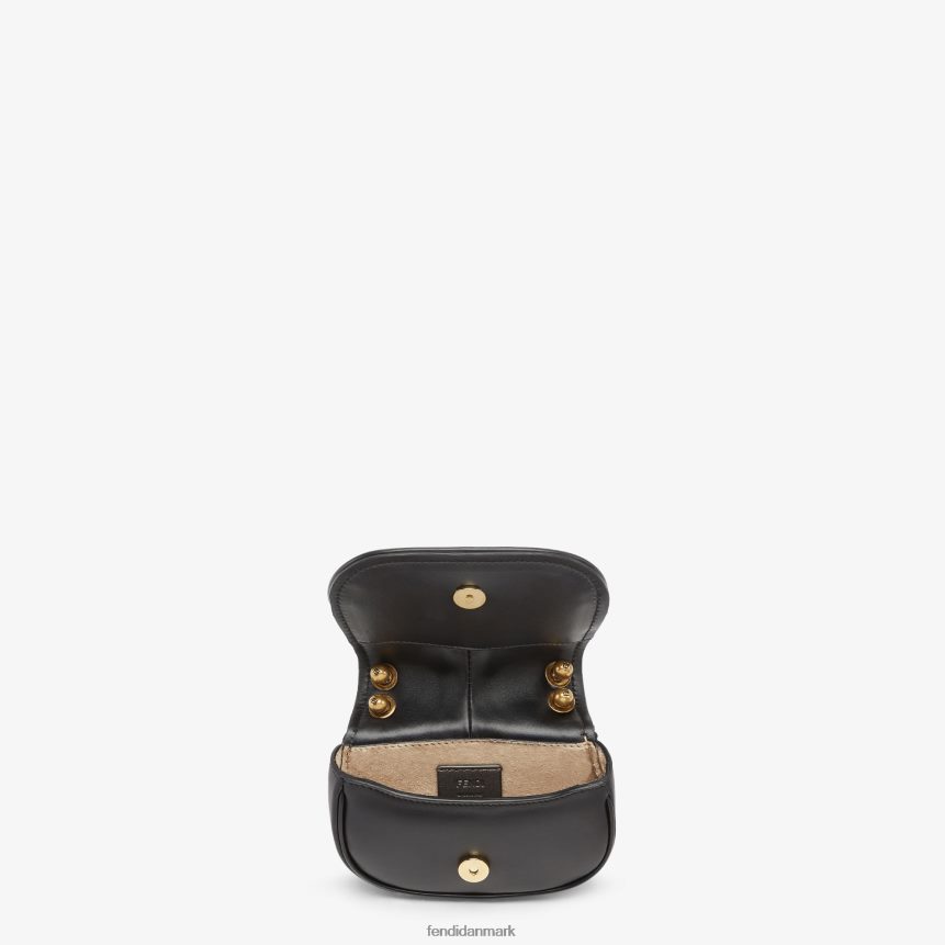 kom nu nano læder charme Kvinder Fendi tilbehør sort A44V2D15