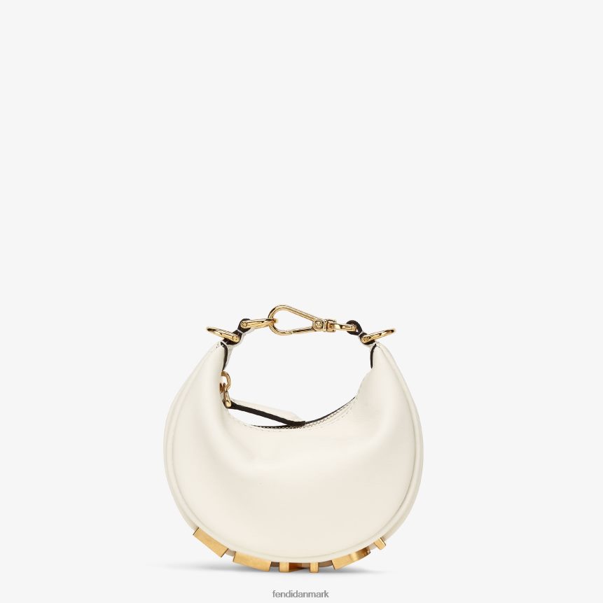 nano grafisk læder charme Kvinder Fendi tilbehør hvid A44V2D79