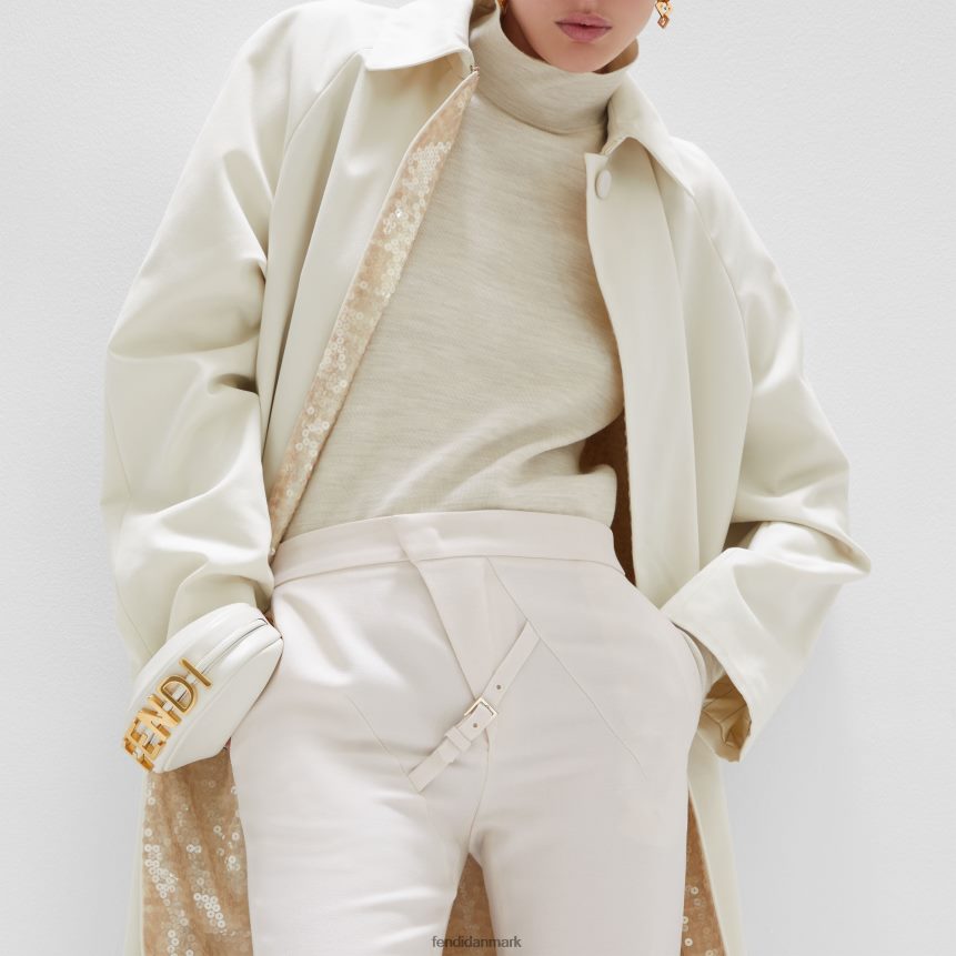 nano grafisk læder charme Kvinder Fendi tilbehør hvid A44V2D79