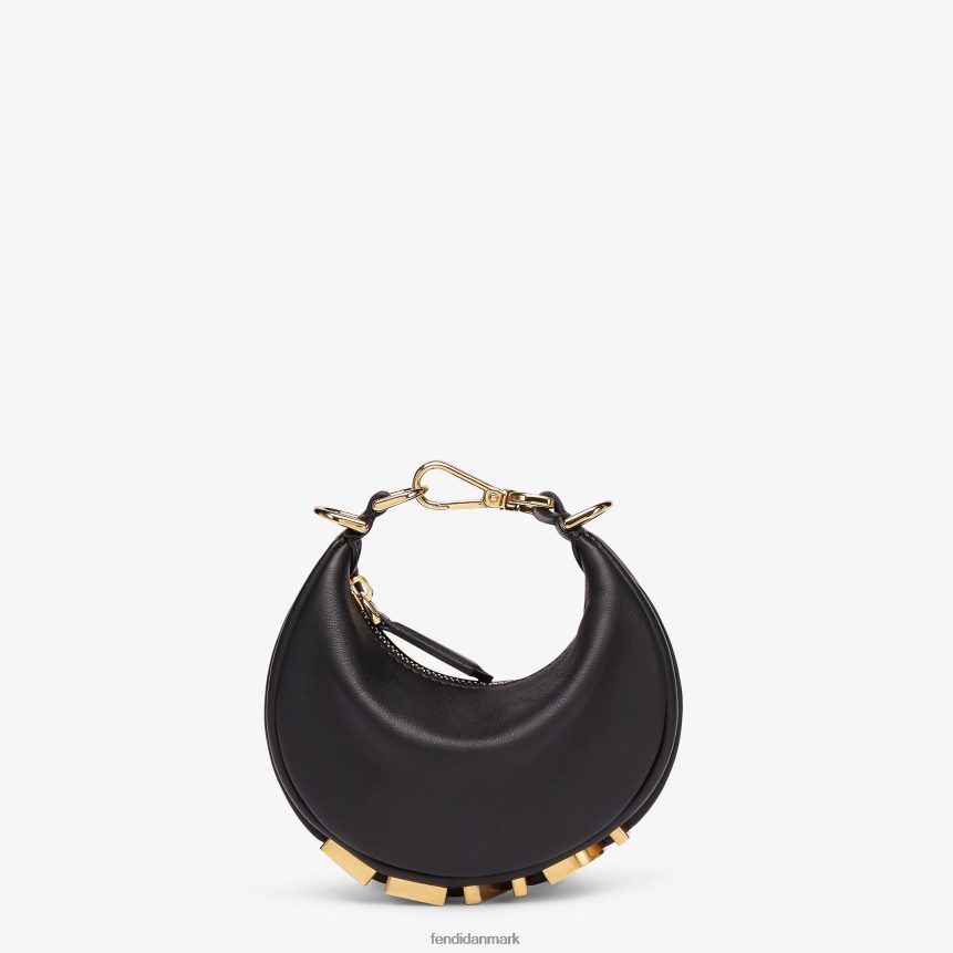 nano grafisk læder charme Kvinder Fendi tilbehør sort A44V2D42