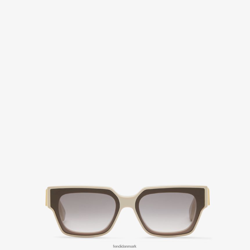 creme acetat solbriller Kvinder Fendi tilbehør mode A44V2D154