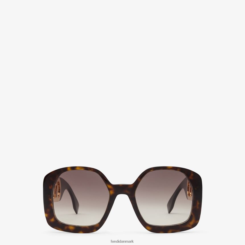 havana acetat solbriller Kvinder Fendi tilbehør mode A44V2D350