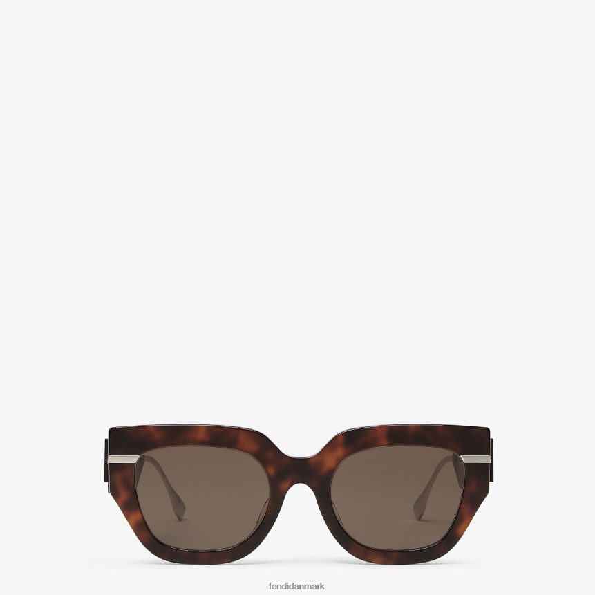 havana acetat solbriller Kvinder Fendi tilbehør mode A44V2D488