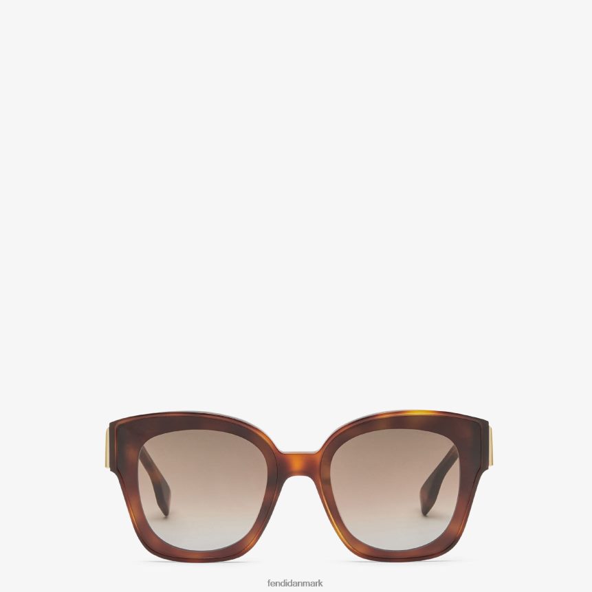 havana acetat solbriller Kvinder Fendi tilbehør mode A44V2D489