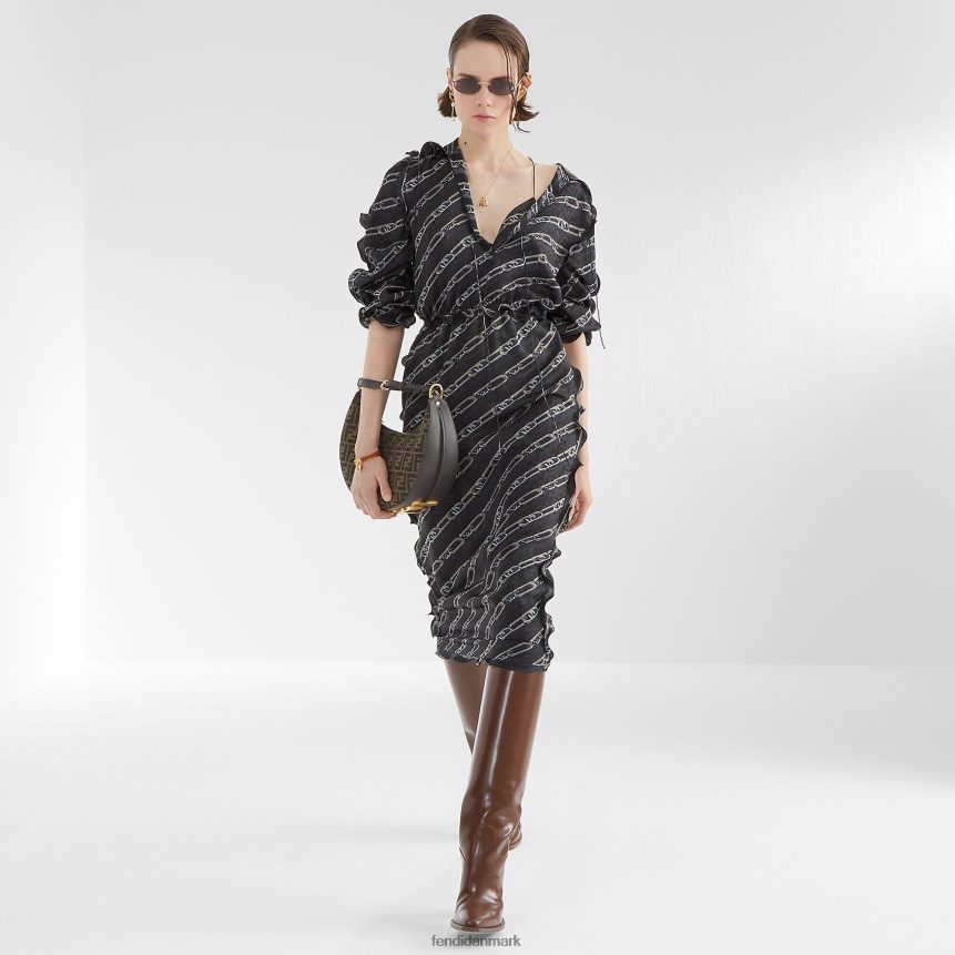 modeshow solbriller Kvinder Fendi tilbehør grå A44V2D308